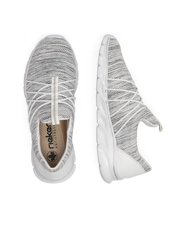 Rieker Sneakersy Rieker 54071-80 Sivá