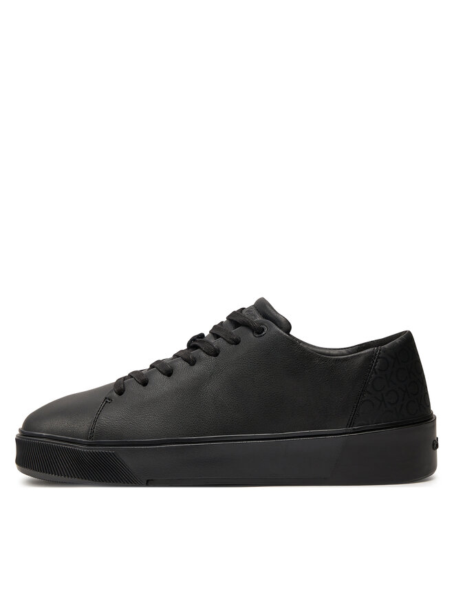 Calvin Klein Zapatillas Calvin Klein Low Lace Up Lth Mono HM0HM01236 Negro