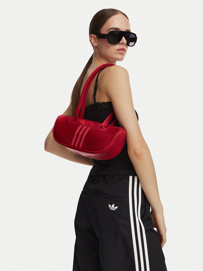adidas Handtasche adidas Bowling Bag Satin IA6115 Rot