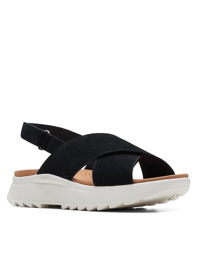 Clarks Σανδάλια Clarks DashLite Wish 26171948 Μαύρο