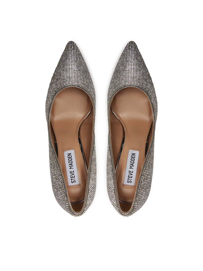 Steve Madden Szpilki Steve Madden Evelyn-R Pump SM11002840-02003-968 Srebrny