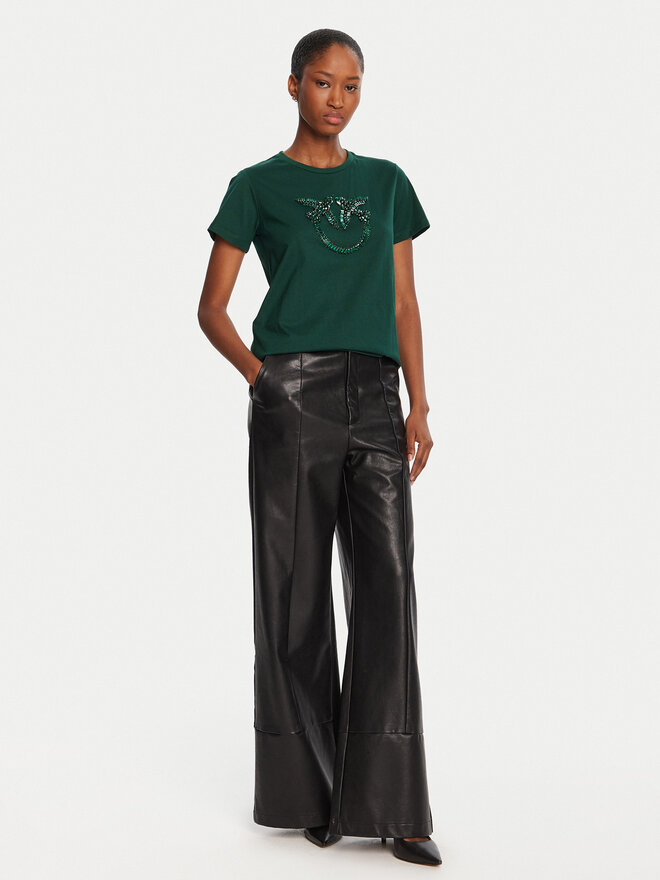 PINKO PINKO Camiseta Quentin 100535 A2RN Verde Regular Fit