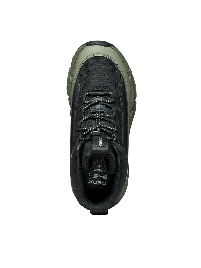 Geox Schnürschuhe Geox J Flexyper Plus Boy B Abx J66LCF 0FUCE C0033 M Dunkelgrün
