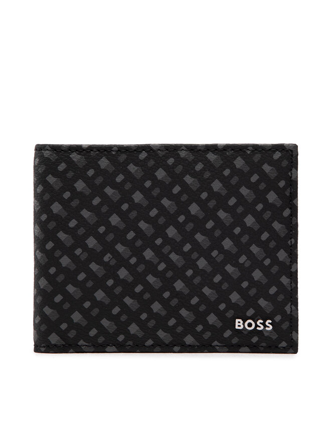 BOSS Голям мъжки портфейл Boss Byron 50475581 Черен