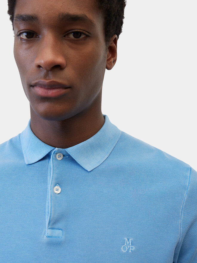Marc O'Polo Marc O'Polo Poloshirt M22 2496 53190 Blau Slim Fit