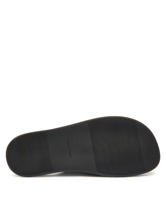 Calvin Klein Pantoletten Calvin Klein Ergon Double Bar Sandal Su HM0HM02094 Braun