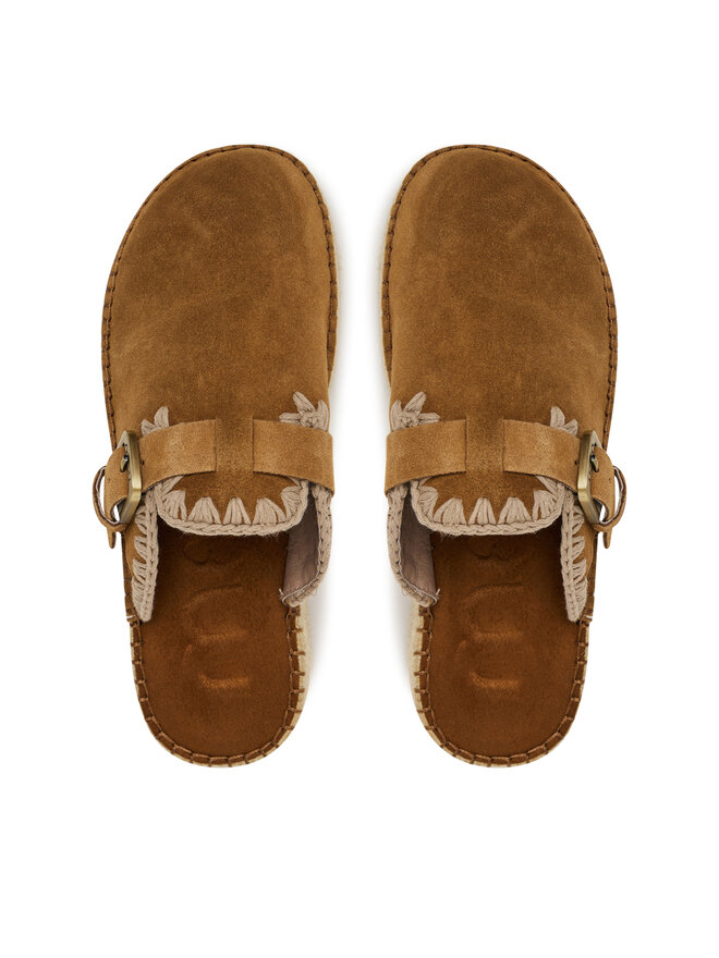 Mou Espadrilles Mou Jute clog plain MU.SW641000A Brūns