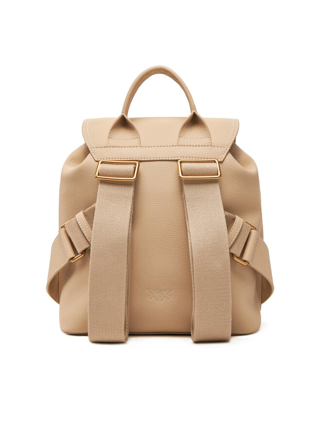 PINKO Batoh PINKO Carrie Backpack PE 25 PLTT 104351 A1LF Béžová
