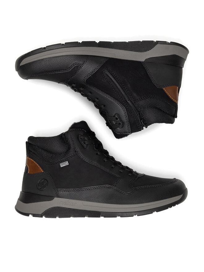 Rieker Schnürschuhe Rieker 39602-00 Schwarz