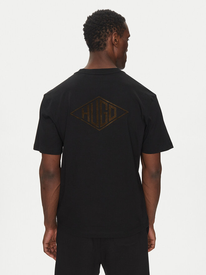 HUGO HUGO T-Shirt Darunu 50534951 Μαύρο Relaxed Fit