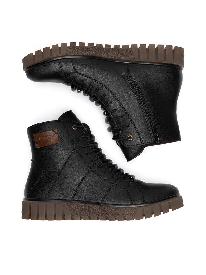 Rieker Botine Rieker Y3421-00 Negru