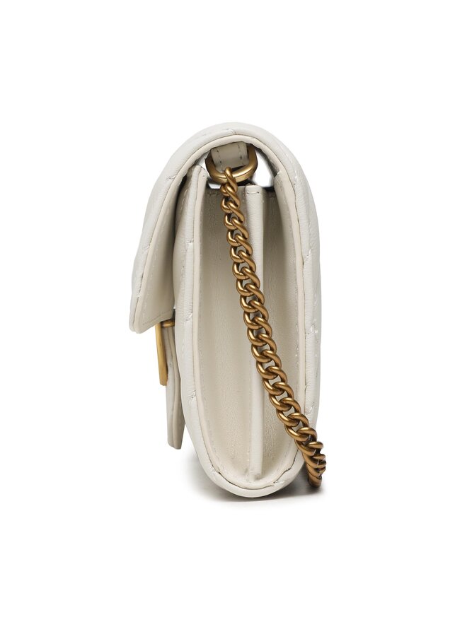 PINKO Handtasche PINKO Love Mini Icon Wallet C PE 23 PLTT 100062 A0GK Creme