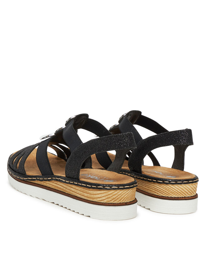 Rieker Sandale Rieker 679L4-00 Negru