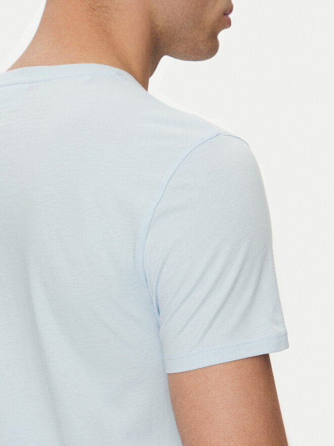 Lacoste Lacoste Camiseta TH6709 Celeste Regular Fit