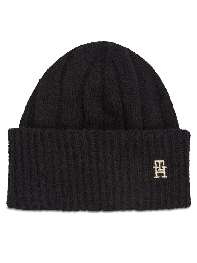 Tommy Hilfiger Σκούφος Tommy Hilfiger Th Timeless Beanie AW0AW15307 Μαύρο