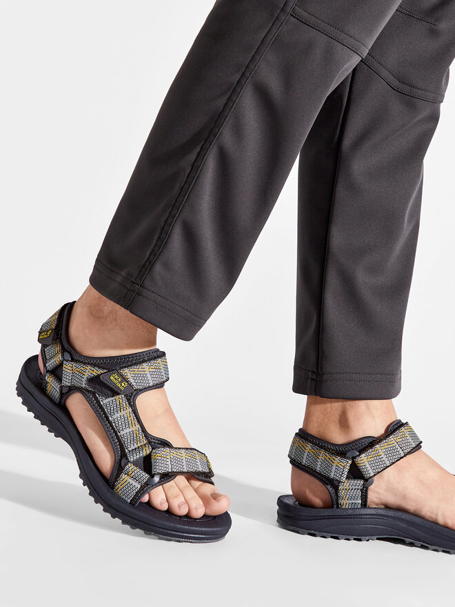 Jack Wolfskin Sandales Jack Wolfskin Wave Breaker M 4052011 Pelēks