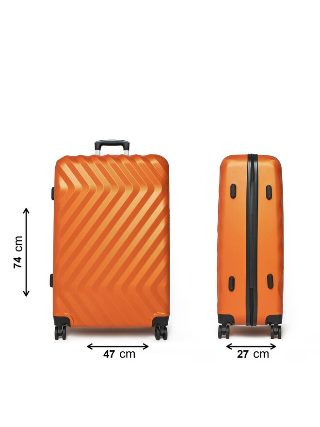 Pierre Cardin Valiză mare Pierre Cardin MED12-28 Portocaliu