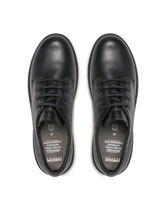 Geox Oxfordy Geox J Casey G. C J0420C 00043 C9999 S Czarny