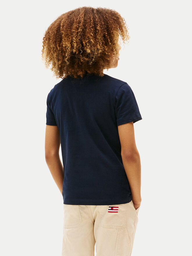 Tommy Hilfiger Tommy Hilfiger Póló Varsity Graphic KB0KB09868 Sötétkék Regular Fit