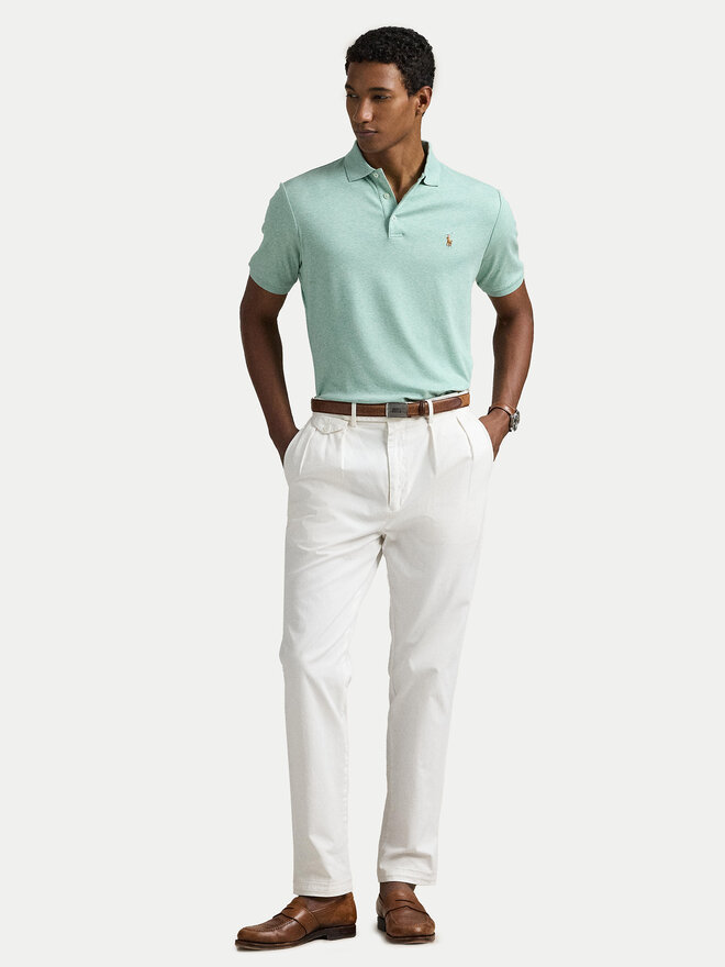 Polo Ralph Lauren Polo Ralph Lauren Poloshirt 710704319166 Grün Custom Slim Fit