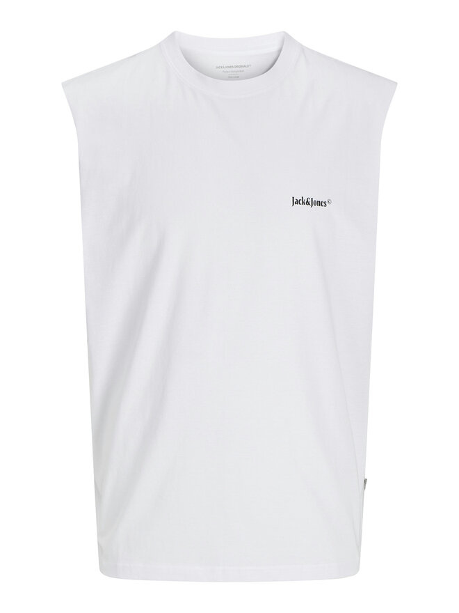Jack&Jones Jack&Jones Tank top marškinėliai Varenna 12273524 Balta Oversize