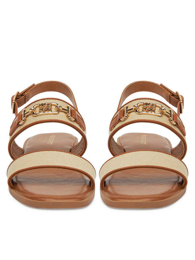 Nine West - Sandales Copen Femme - Plateforme 4.2cm - Talon 6cm - Textile - Enfilage Direct