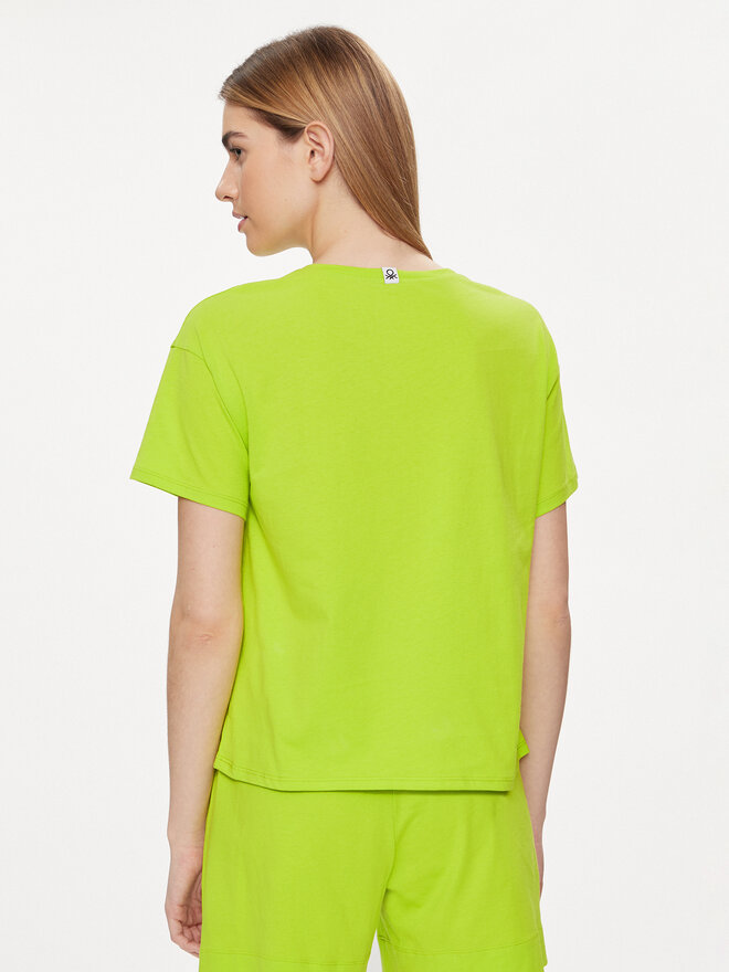 United Colors Of Benetton United Colors Of Benetton Pizsama felső 30963M04R Zöld Regular Fit