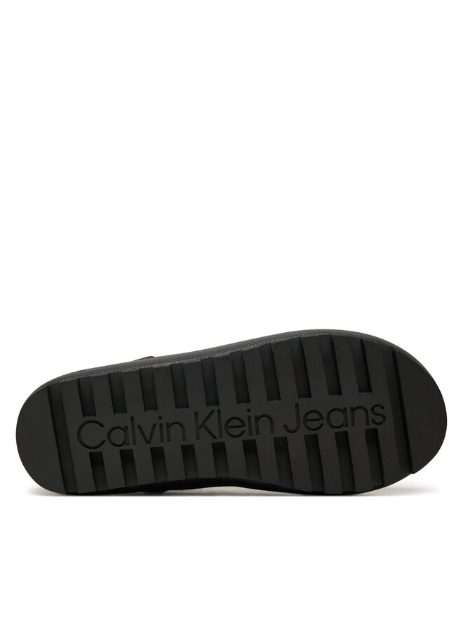 Calvin Klein Jeans Papucs Calvin Klein Jeans Home Anke Slipper YW0YW01592 Fekete