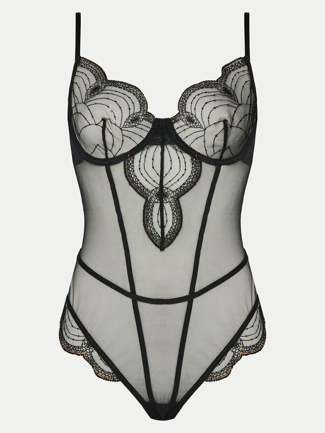 Hunkemöller Hunkemöller Body Ruby 300253 Negro