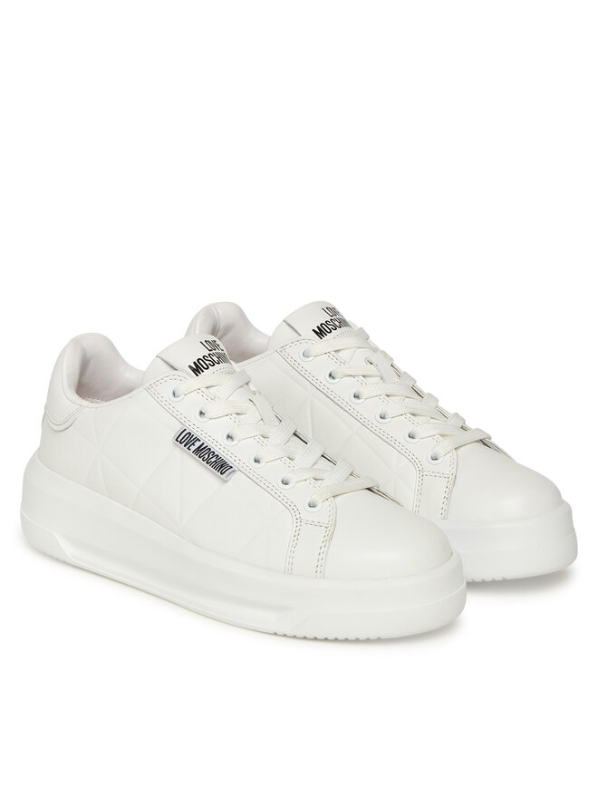 LOVE MOSCHINO Αθλητικά LOVE MOSCHINO JA15335G0NIEC10A Λευκό