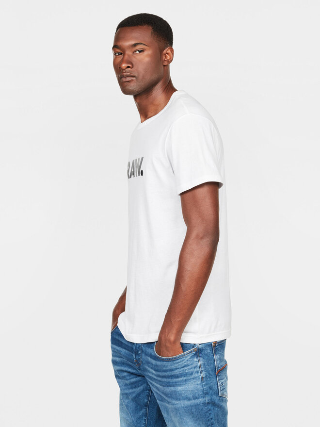 G-Star Raw G-Star Raw T-Shirt Holorn D08512-8415 Λευκό Regular Fit