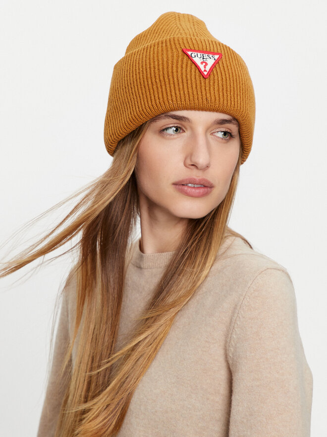 Guess Шапкa Guess AW5234 VIS01 Коричневий