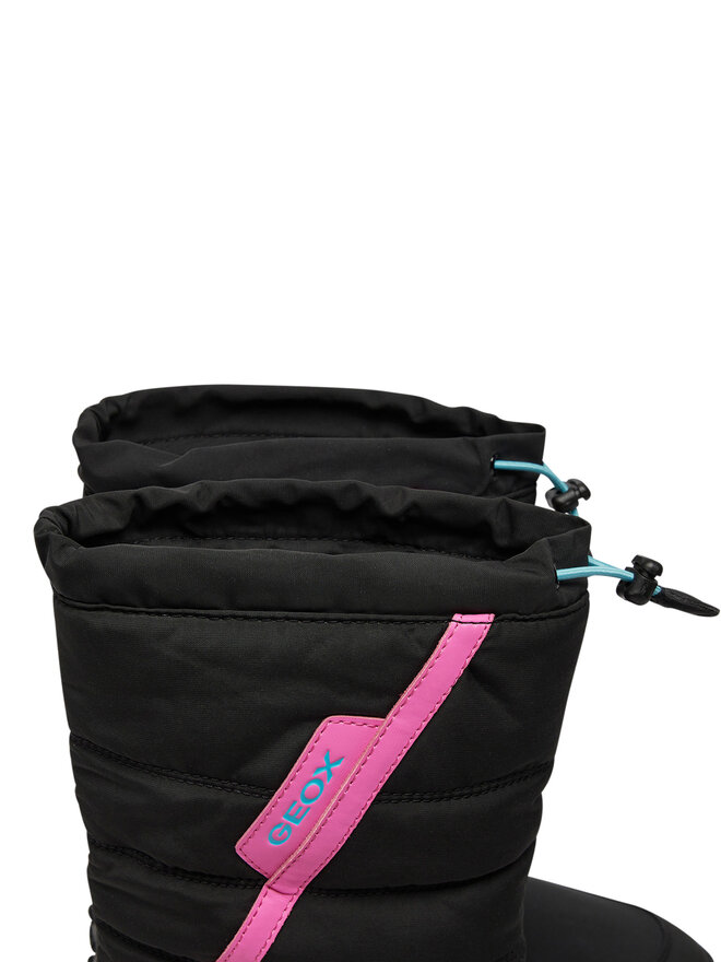 Geox Snehule Geox J Himalaya Girl B Ab J26FTA 0FU54 C0922 D Čierna