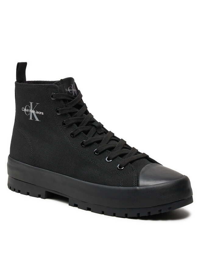 Calvin Klein Jeans Plátěnky Calvin Klein Jeans Lugged Hybrid High Laceup Mtr YM0YM01021 Černá