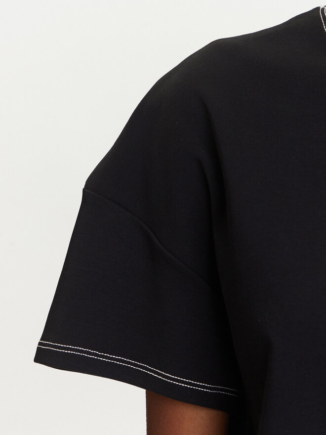 KARL LAGERFELD KARL LAGERFELD Camiseta A3W17019 Negro Boxy Fit