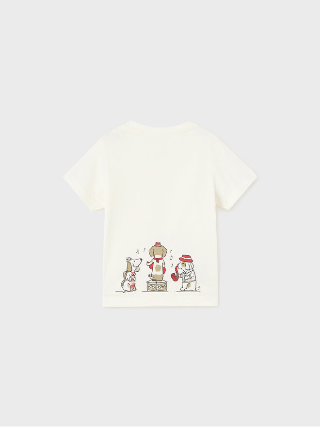 Mayoral Mayoral T-Shirt 1017 Λευκό Regular Fit