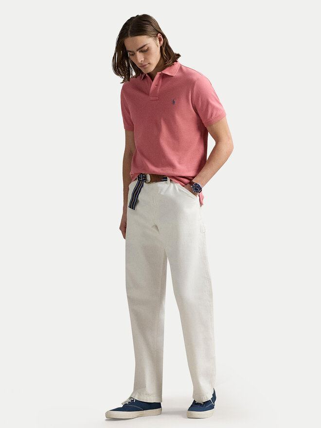 Polo Ralph Lauren Polo Ralph Lauren Поло 710536856466 Рожевий Slim Fit