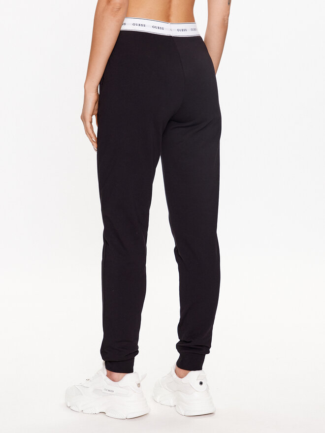 Guess Guess Піжамні штани O3YB00 KBS91 Чорний Regular Fit