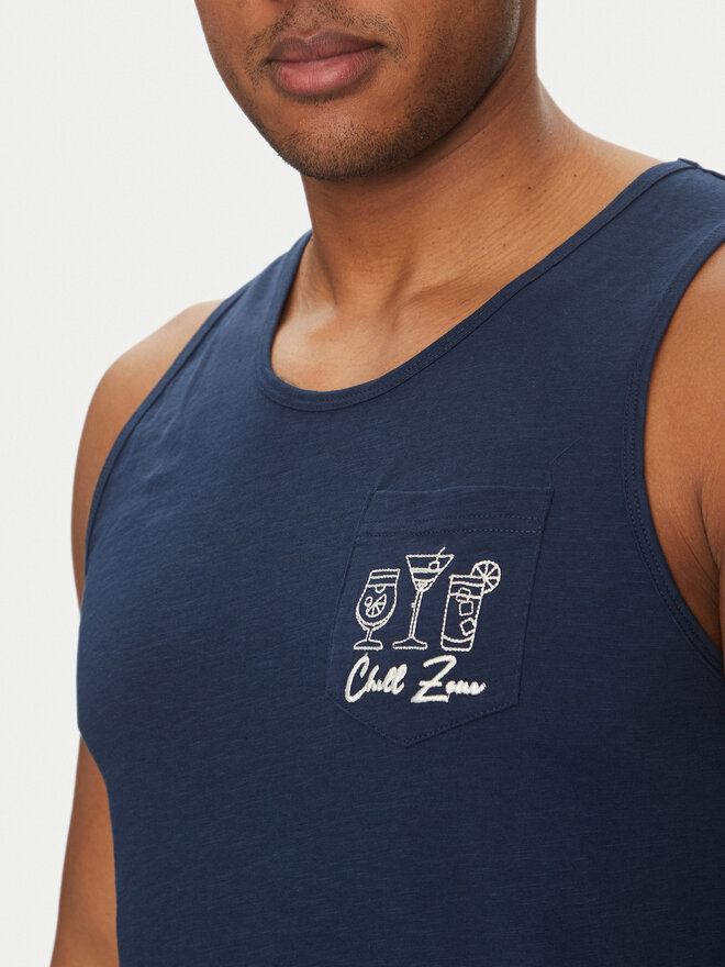 Blend Blend Tank-Top 20718289 Dunkelblau Regular Fit