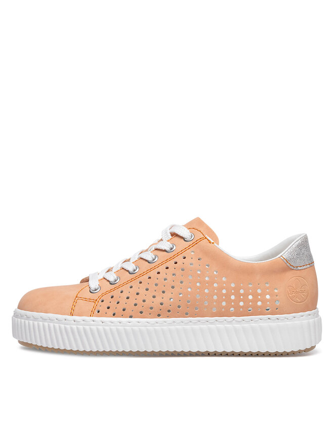Rieker Sneakersy Rieker M3901-38 Oranžová