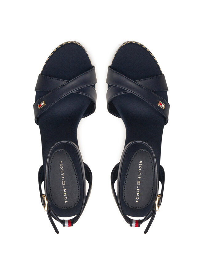 Tommy Hilfiger Sandalias Tommy Hilfiger Im Raffia Sandal FW0FW08224 Azul marino