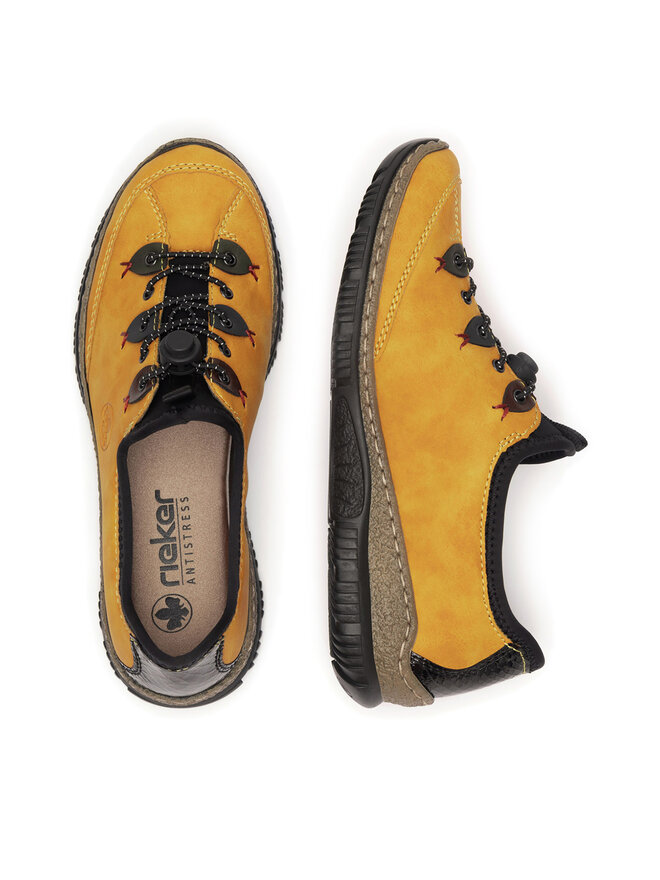 Rieker Pantofi Rieker N3271-68 Galben