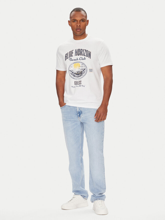 Guess Guess T-Shirt M5YI69 KBW41 Λευκό Regular Fit