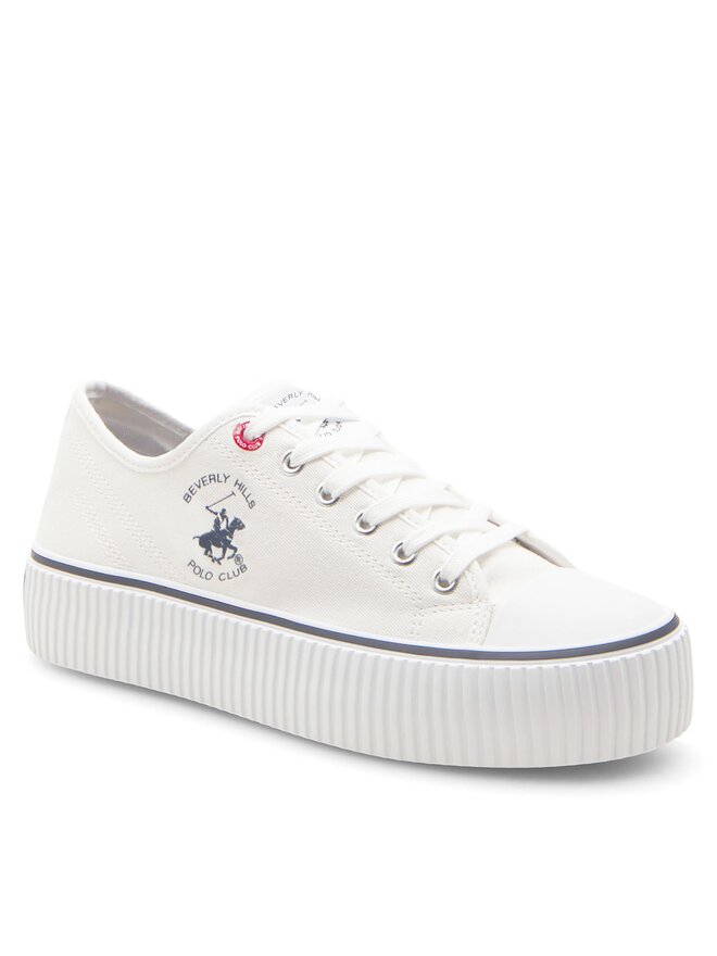 Beverly Hills Polo Club Sneakers aus Stoff Beverly Hills Polo Club W-BHPC027M Weiß