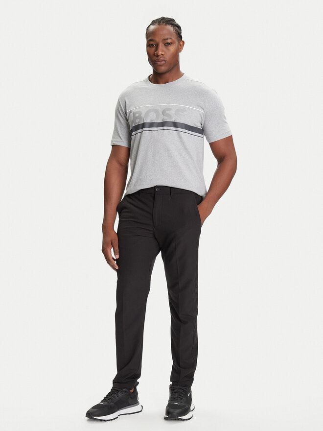 BOSS BOSS Camiseta Iconic Zone 50550113 Gris Regular Fit