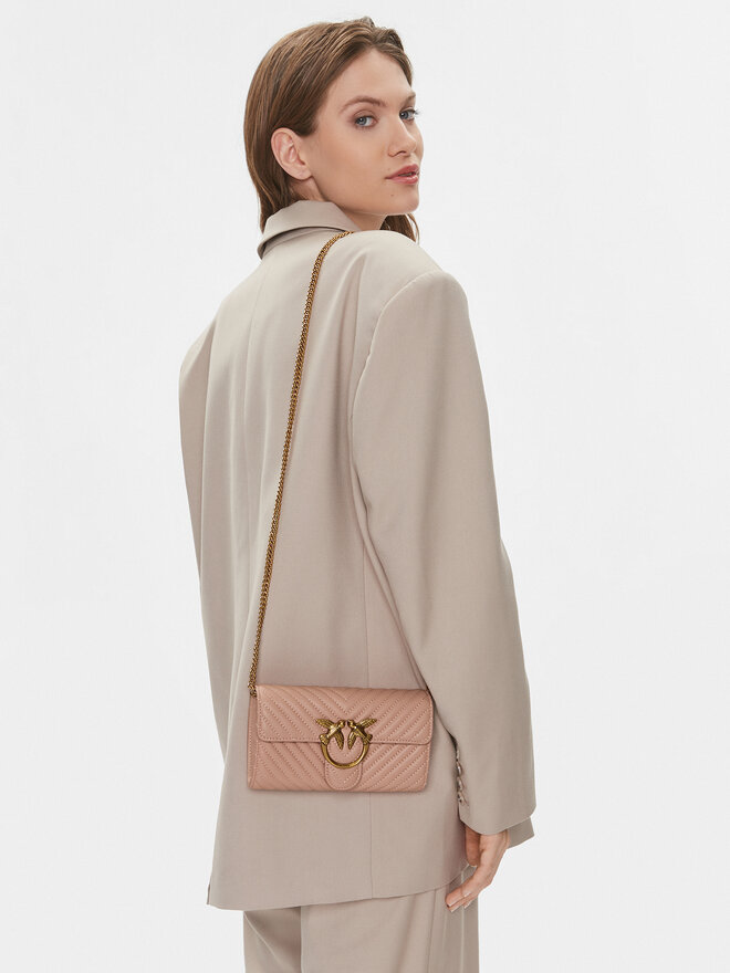 PINKO Ročna torba Pinko Love One Wallet C . AI 23-24 PLTT 100062 A0GK Roza