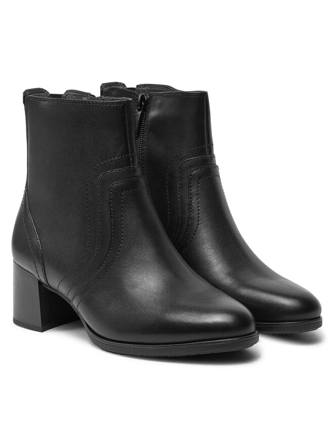 Tamaris Μποτάκια Tamaris 8-85309-43 Μαύρο