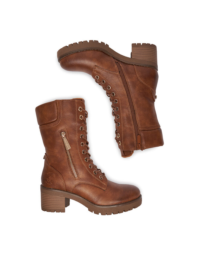 Beverly Hills Polo Club Schnürschuhe Beverly Hills Polo Club EO-WS0680-01 Braun