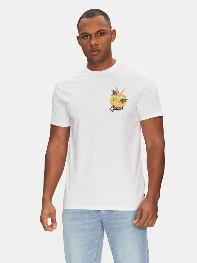 Guess Guess T-Shirt M5GI58 KBW41 Λευκό Regular Fit