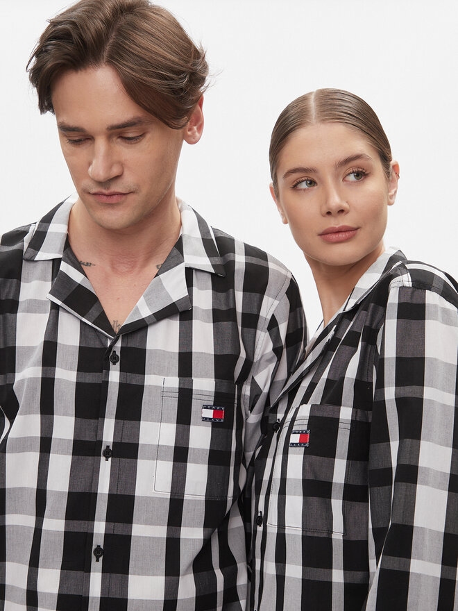 Tommy Jeans Tommy Jeans Πιτζάμα UU0UU00084 Μαύρο Regular Fit